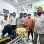 Two Young Men from the City Set an Example of Humanity Injured Youth in Road Accident Immediately Taken to Civil Hospital
