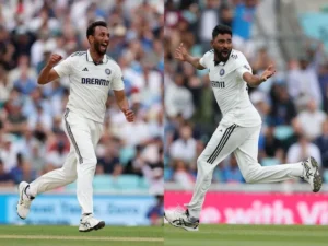 Siraj and Krishna Script Historic Win for India