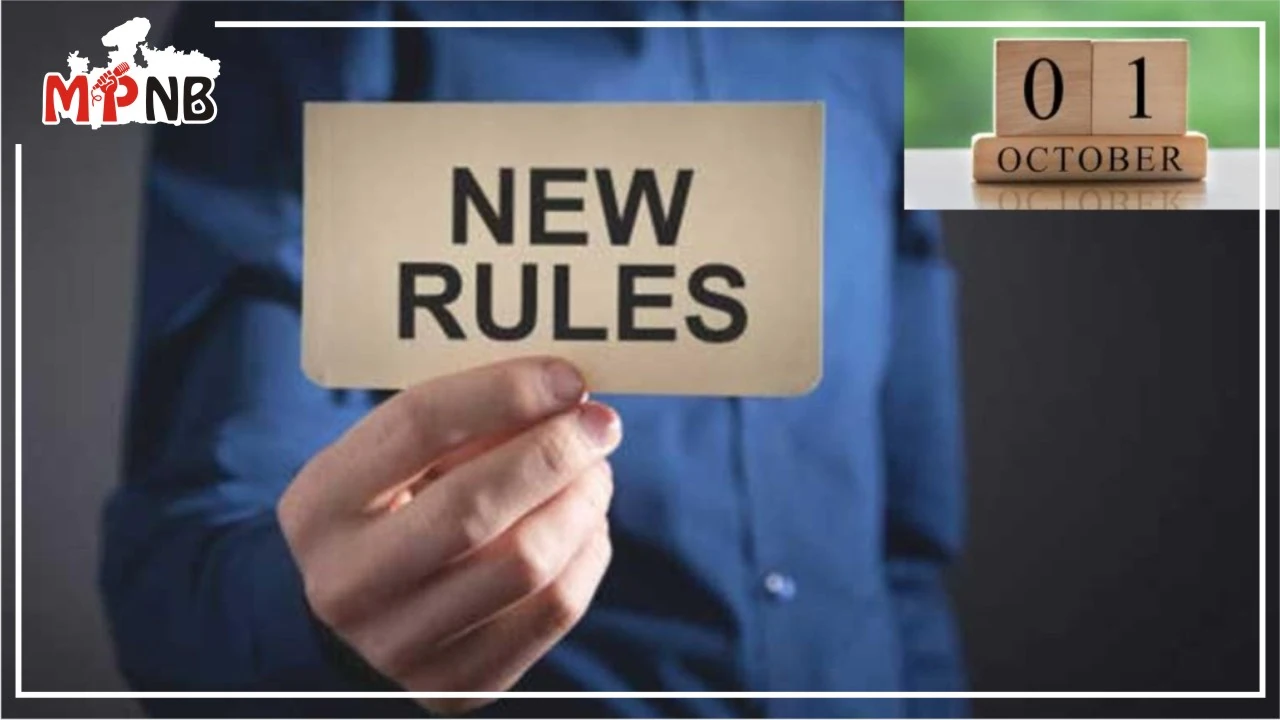 1 October 2025 New Rules