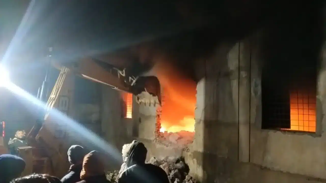 Gwalior Electronics Warehouse Fire
