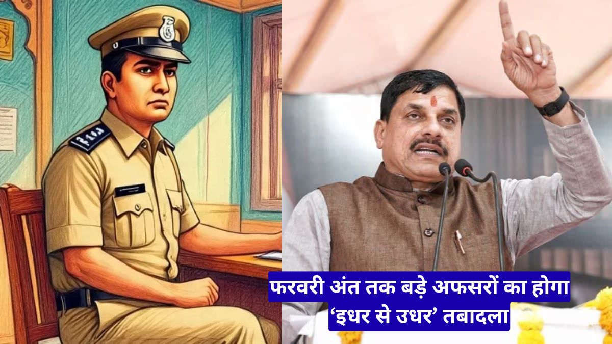 MP पुलिस तबादला सूची तैयार, फरवरी अंत तक बड़े अफसरों का होगा ‘इधर से उधर’ तबादला