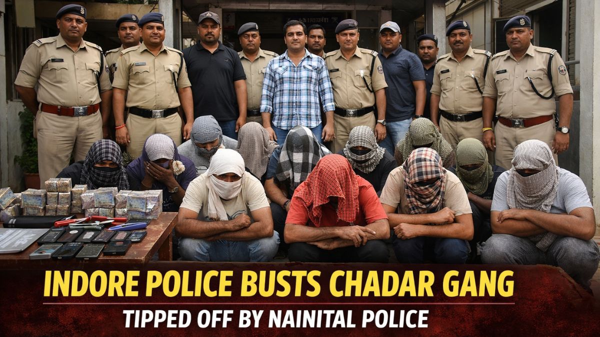 चादर गैंग इंदौर में वारदात से पहले गिरफ्तार, 1025 किमी दूर पुलिस ने खोली साजिश