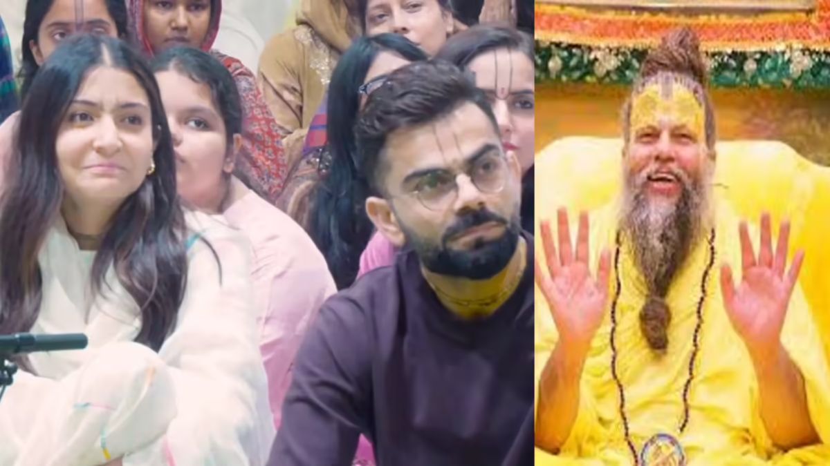 विराट-अनुष्का वृंदावन दर्शन: विवाद के बीच मंदिर पहुंचे, वायरल हुई खास तस्वीरें