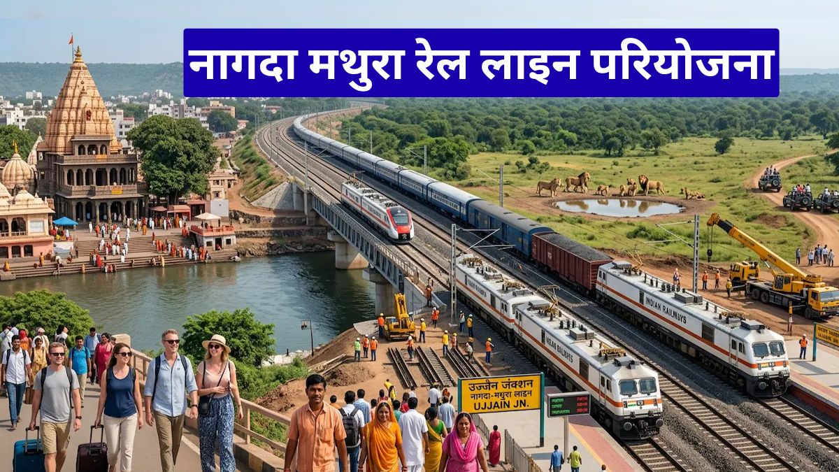 नागदा मथुरा रेल लाइन परियोजना: उज्जैन और कूनो तक सफर होगा आसान, पर्यटन और व्यापार को मिलेगा बड़ा फायदा