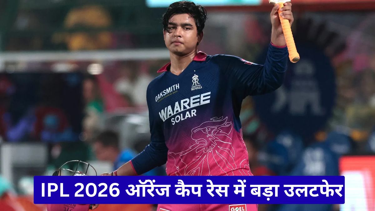 IPL 2026 ऑरेंज कैप रेस में बड़ा उलटफेर, वैभव सूर्यवंशी ने तूफानी पारी खेलकर सबको चौंकाया