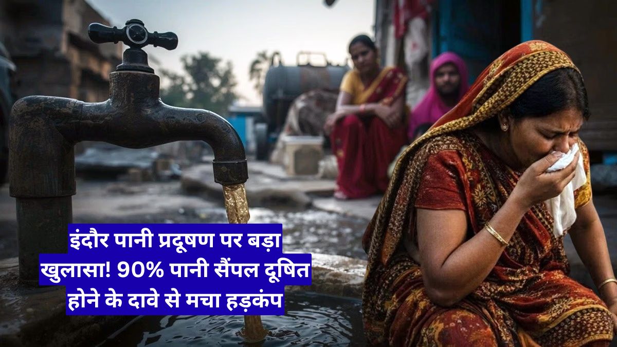 इंदौर पानी प्रदूषण पर बड़ा खुलासा! 90% पानी सैंपल दूषित होने के दावे से मचा हड़कंप