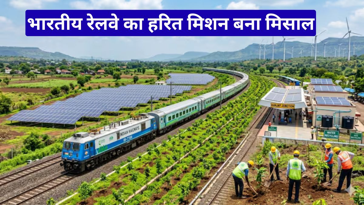 भारतीय रेलवे का हरित मिशन बना मिसाल, एक साल में लगाए 81 लाख से ज्यादा पेड़